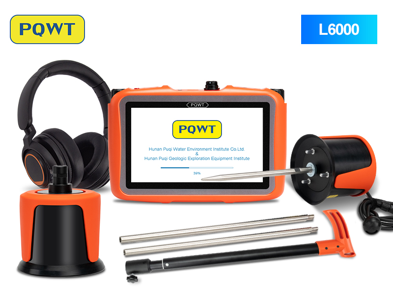 PQWT L6000 Outdoor Underground Pipeline Leakage Detection Device Spectrum Analyzer Water Leak Detect